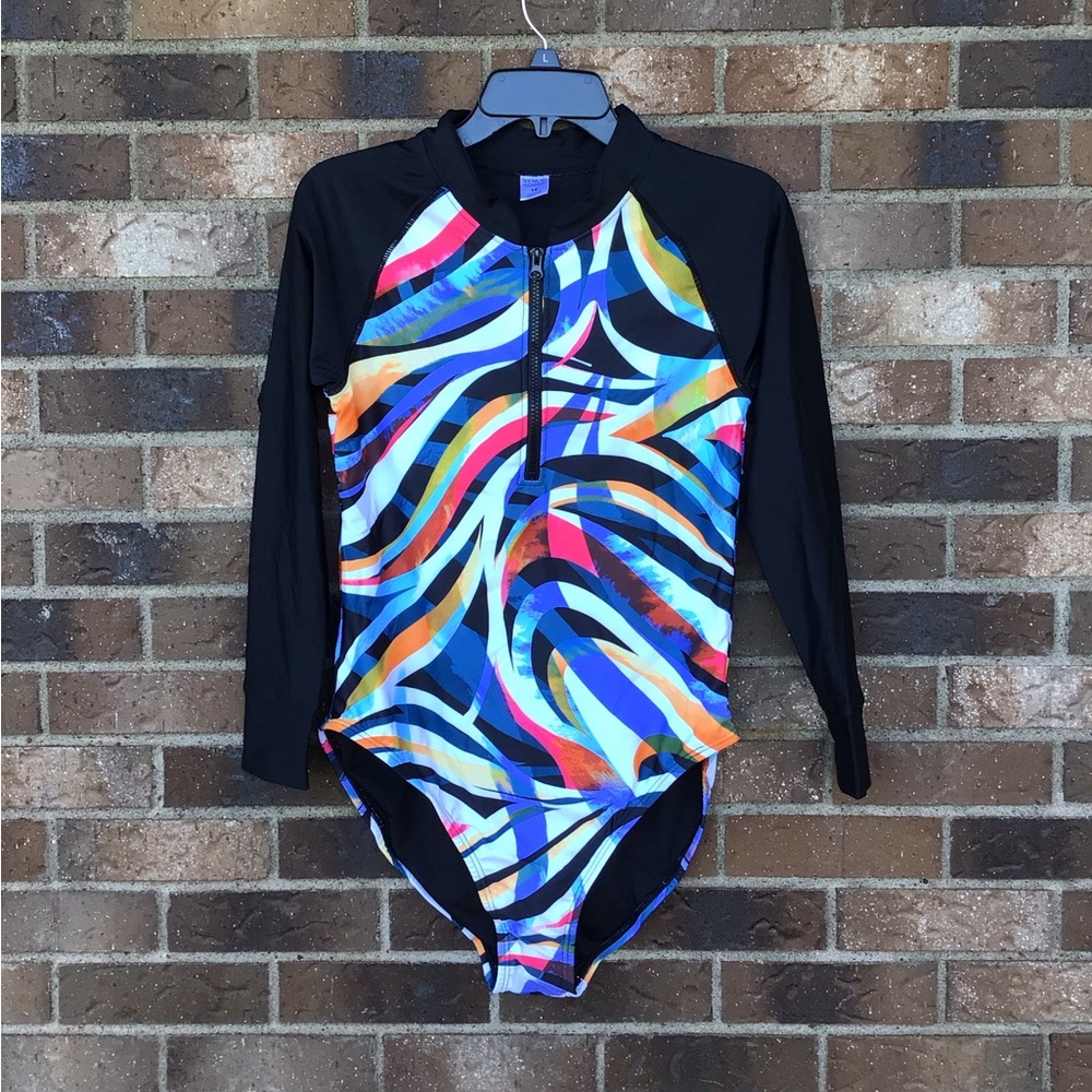 Venus Sz. 14 zippered Body suit top